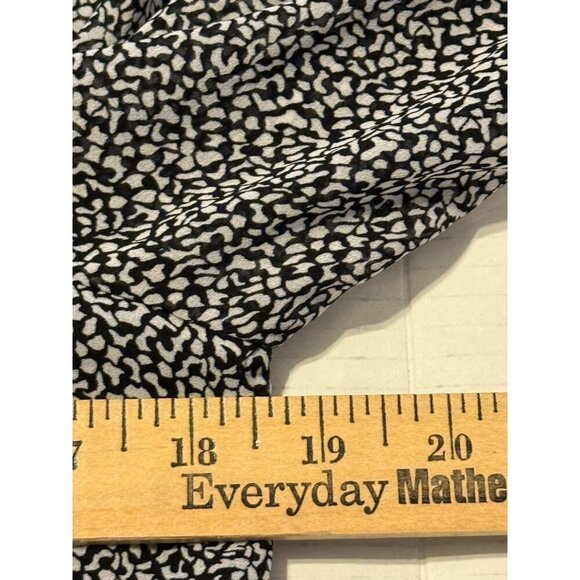 1.State V-Neck Long Ballon Sleeve Cuff Smock Sheer Blouse Career Wear Small - Picture 6 of 13